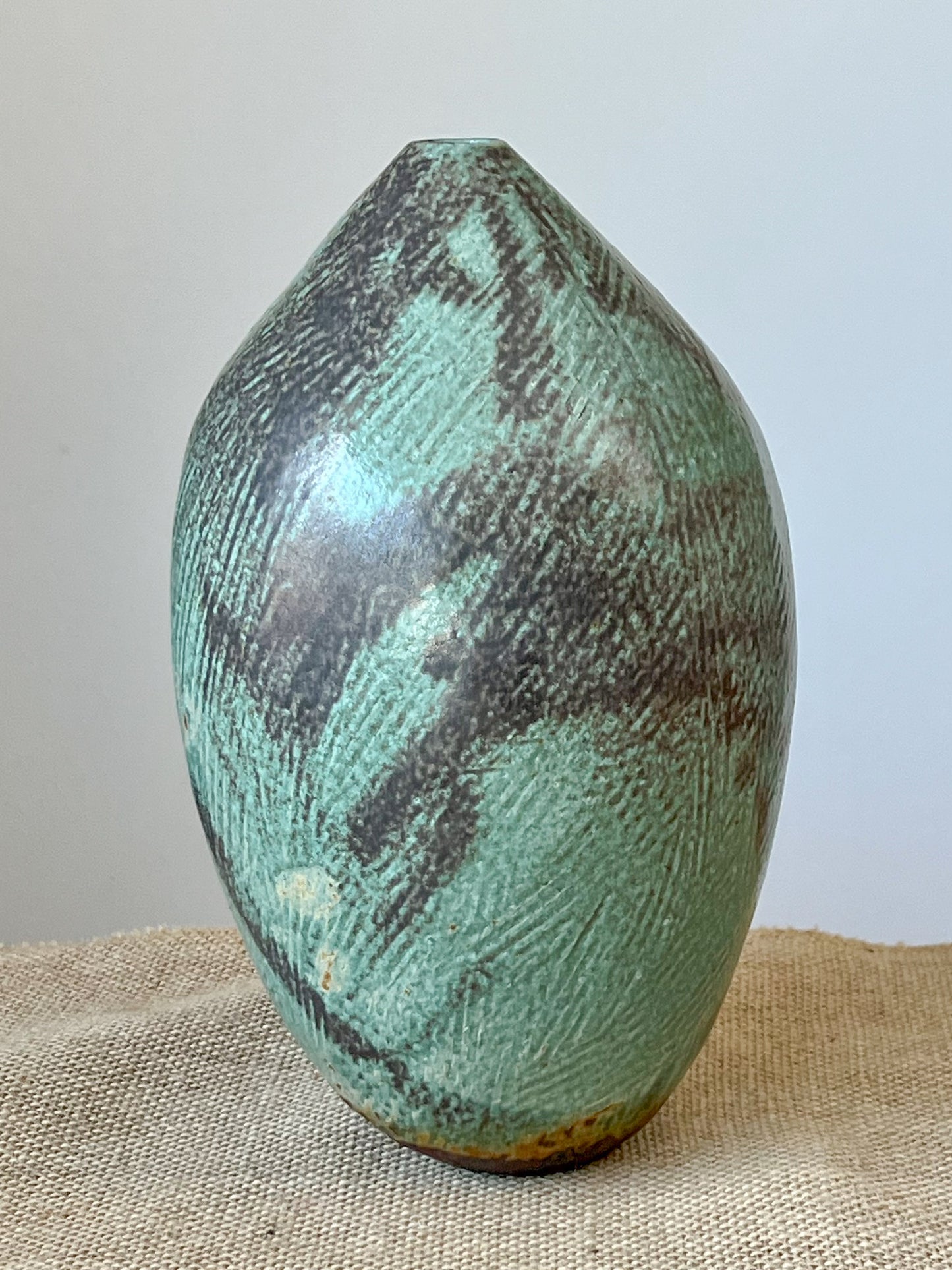 Jade Gray Vase
