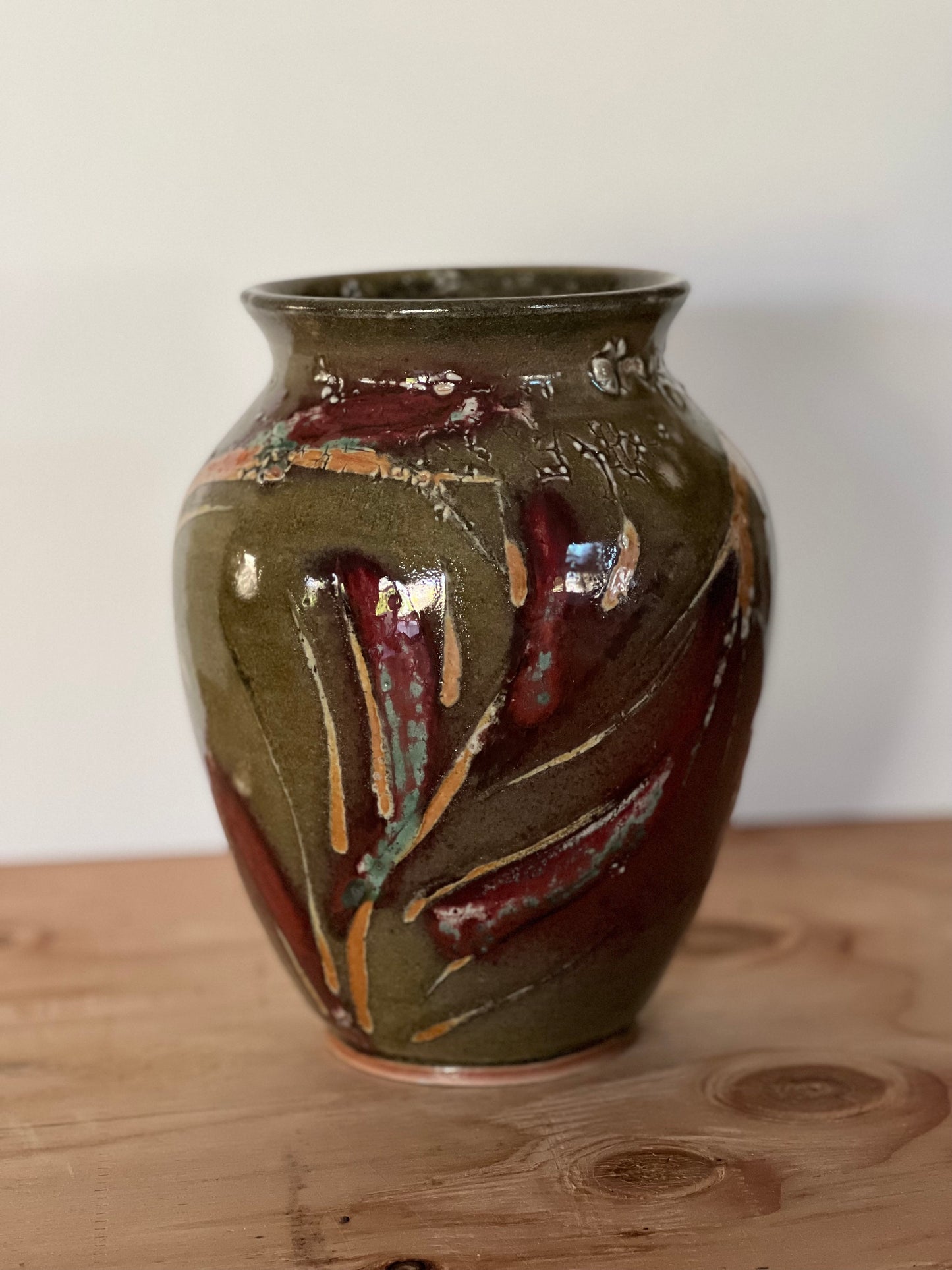 Earthy Splash Vase