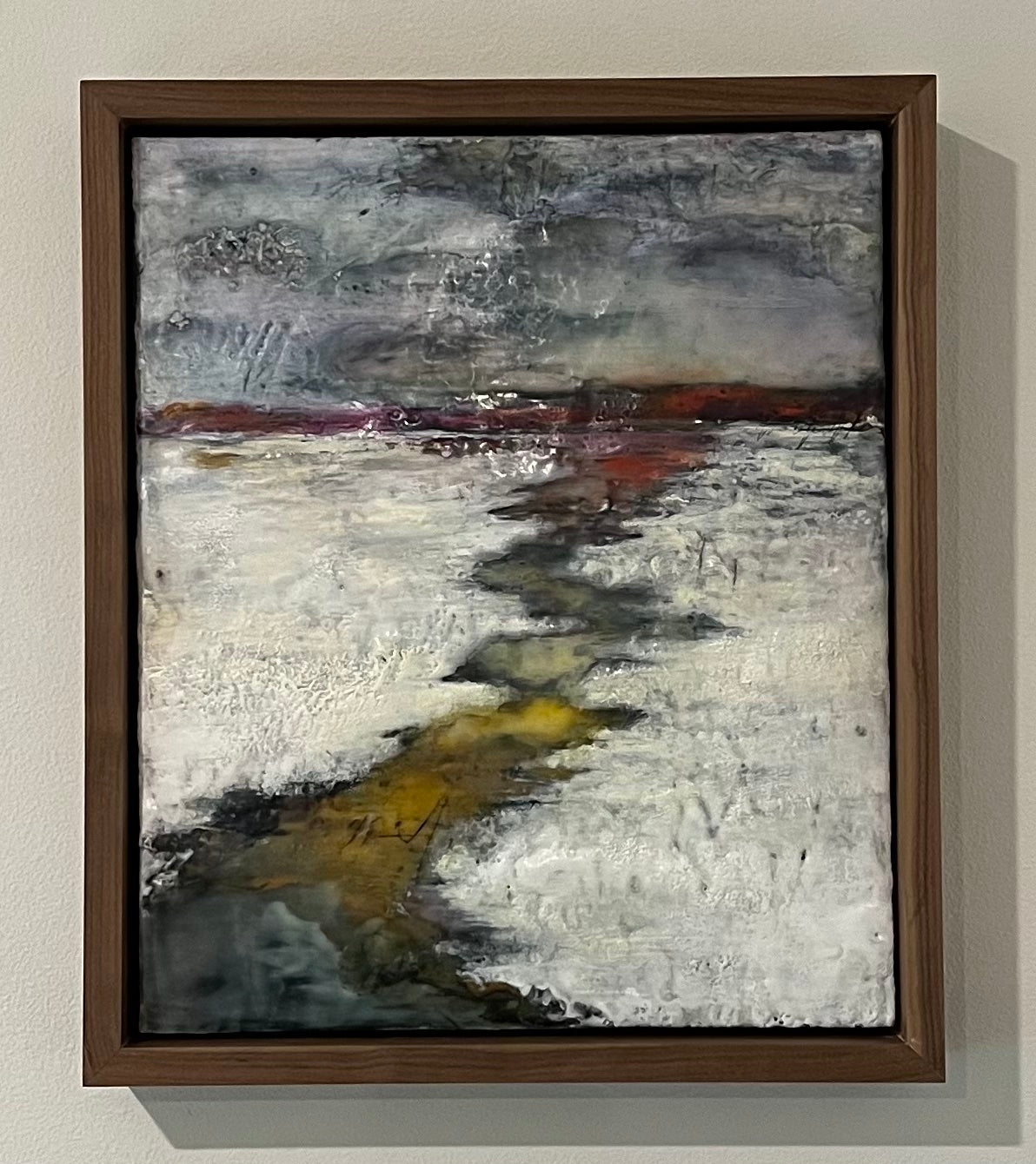 Red Forest Snow River