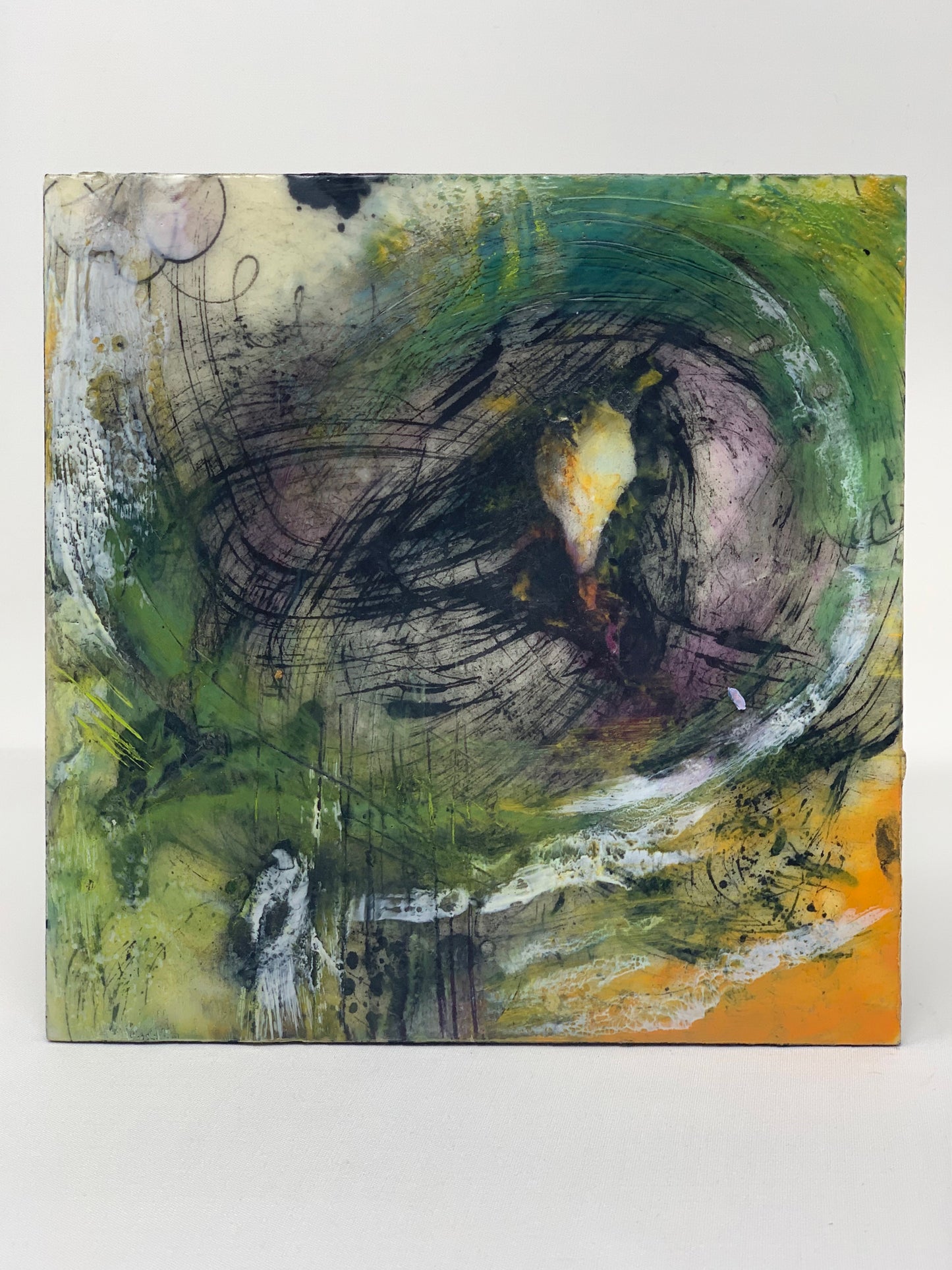 Heartfelt Green Abstract