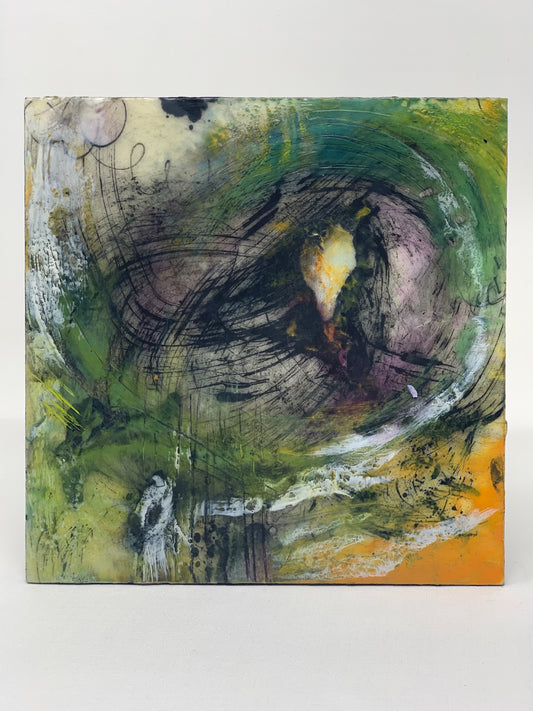 Heartfelt Green Abstract