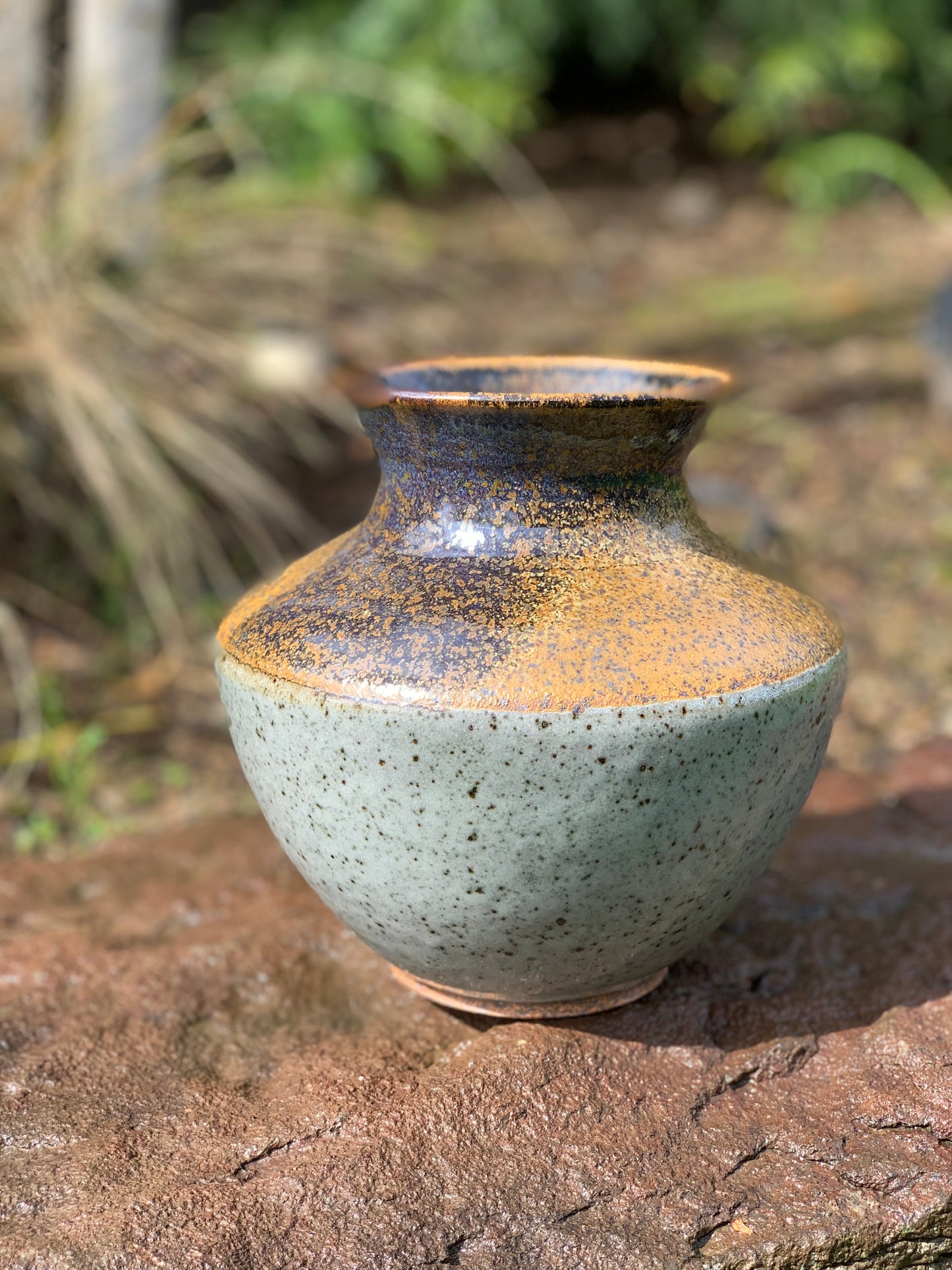 Speckled Short Vase